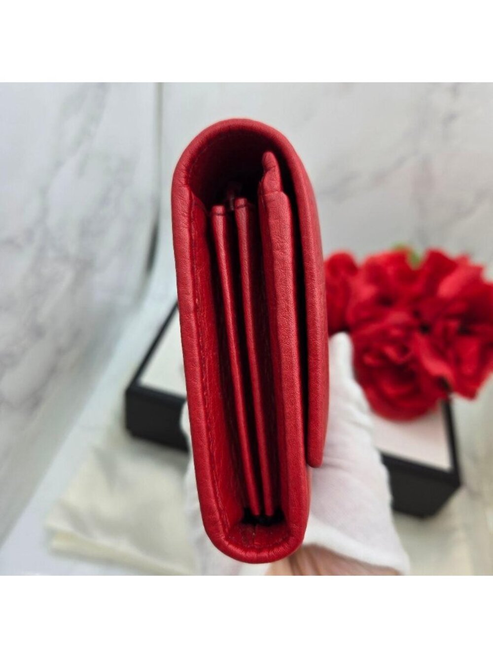Gucci Soho GG Wallet Red - Picture 9 of 16